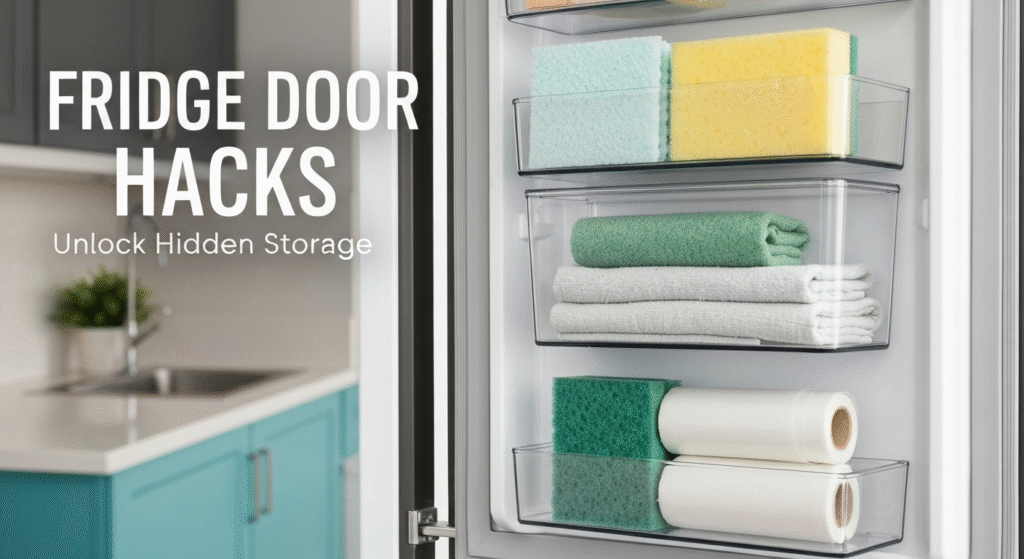 Hidden Kitchen Space: Guide to Using Fridge Doors for Non-Food Storage
